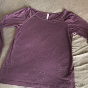 Purple Fabletics cotton shirt